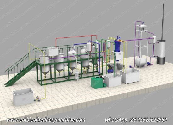 Насколько эффективна установка для рафинации растительного масла производительностью 2 тонны в день? Сколько она стоит?