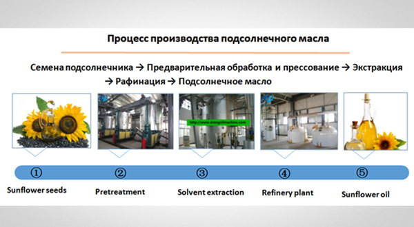 Оборудование для производства подсолнечного масла