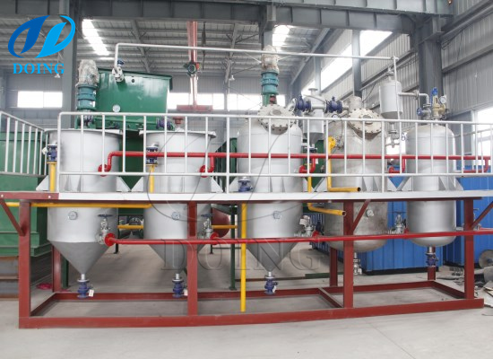 Процесс рафинирования пищевого масла