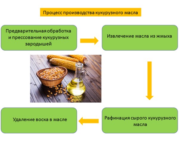 Процесс производства масла. Схема производства кукурузного масла. Принципиальная схема производства кукурузного масла. Технология производства масла.