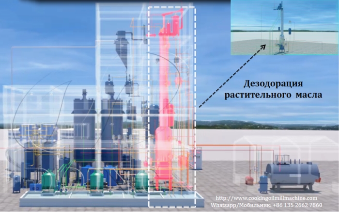 дезодорация растительного масла