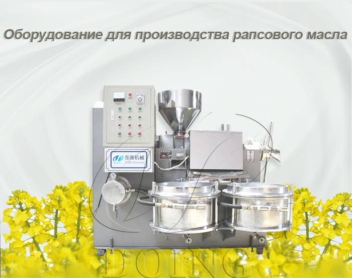 Оборудование для отжима рапсового масла