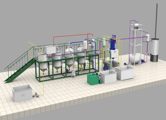 Как рафинировать подсолнечное масло в Южной Африке?