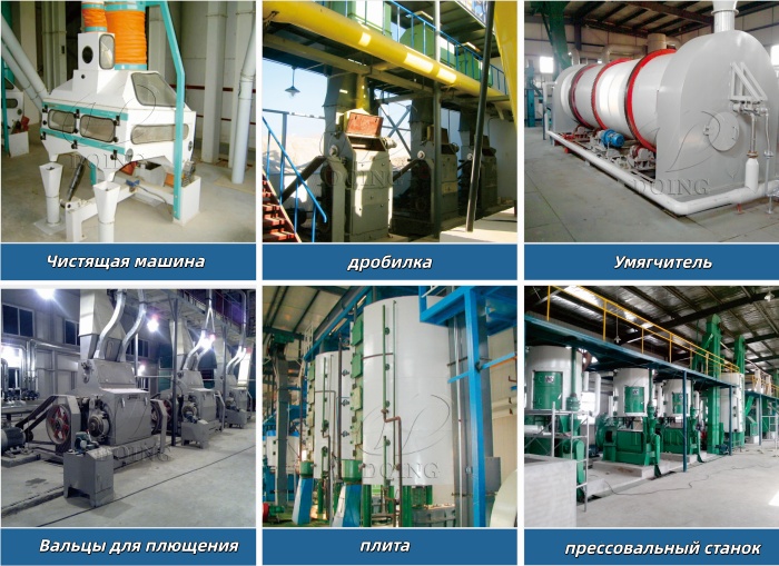 Оборудование для предварительной подготовки сои