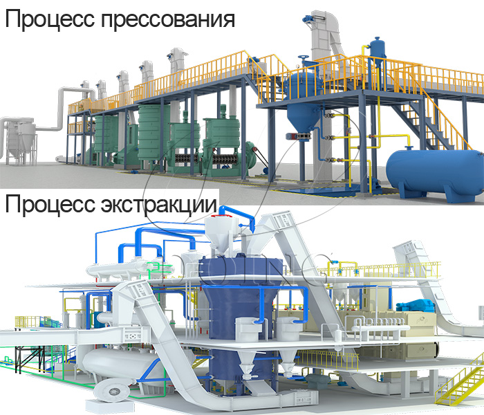 переработка подсолнечника на масло