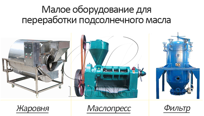 оборудование для переработки подсолнечного масла